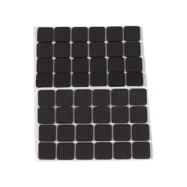 Imagem de Almofadas de pés para armário protetor de perna de cadeira antiderrapante tapete autoadesivo protetor de chão de mesa tapete de chão (quadrado)