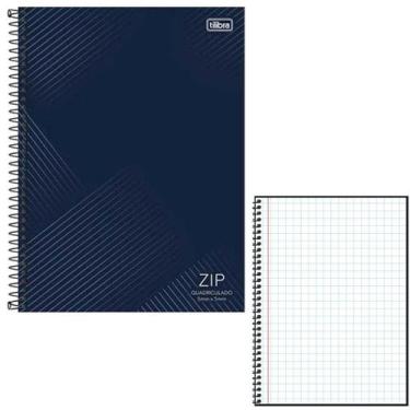 Imagem de Caderno Quadriculado Capa Dura 1m 96fls 0,5mm Zip Tilibra