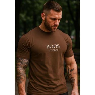 Imagem de Camiseta Masculina B Blusa Malha Premium Camisa Blusa Algodao Lançamen