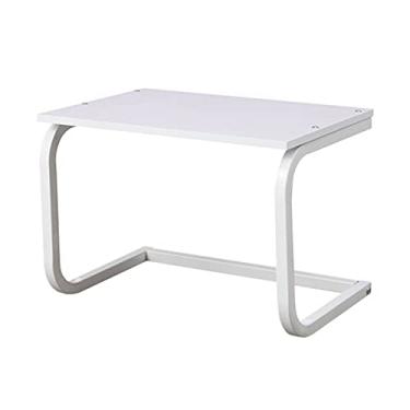 Imagem de HYUIO Suporte de impressora, suporte de impressora de mesa, multifuncional, copiadora, scanner, prateleira, com moldura de metal, para fax, scanner, impressora de mesa de arquivos