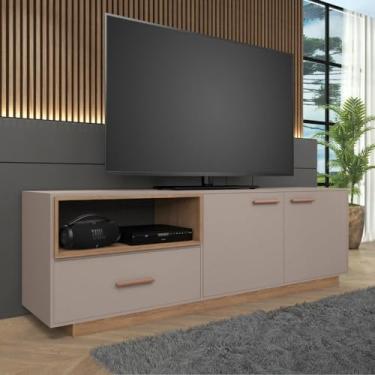 Imagem de Rack para Tv 85 Polegadas 200cm Everest Fendi/mel