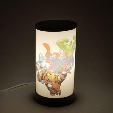 Imagem de Luminária De Mesa Hug Marvel Super Heróis White