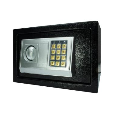 Imagem de Cofre Eletrônico Digital Teclado Senha + Chave 31X20X20Cm