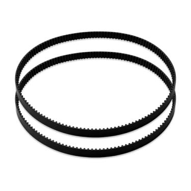 Imagem de Correia de acionamento compatível com máquina de pão para Sunbeam 5891, 5891-33 e Rosewill R-BM-01, substituição da correia de borracha do motor da máquina de pão, 2 peças
