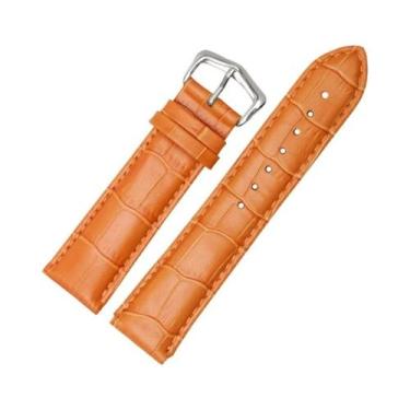 Imagem de Pulseira De Couro Para Relógio Série Turtle TNK Interface Plana 12-24m