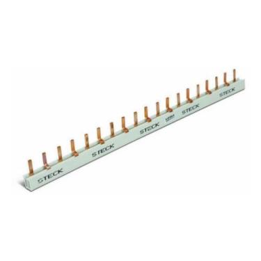 Imagem de Barramento Pente Bifásico 57 Polos 80A S2F1000B Steck