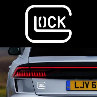 Imagem de PACLVIO Adesivo de vinil Safe Action Gun Pistol Perfection adesivo de para-choque, adesivos de caminhão, adesivos de decalque de carro, acessórios de carro, adesivos de arma para carro, caminhão,