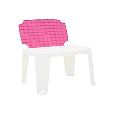 Imagem de Mesa Infantil Versa com Tampa de Plástico, Tramontina, Branca/Rosa