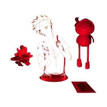 Imagem de Luz Noturna 3D Acrílica Para Quarto Infantil, Luminária De Mesa Com Fi