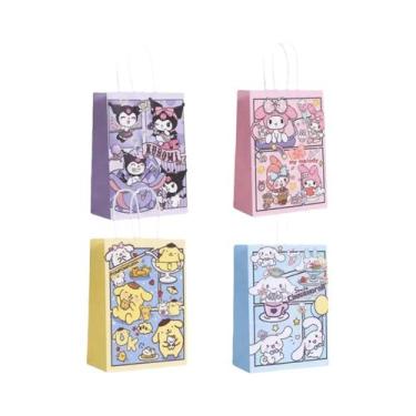 Imagem de Bolsas De Lembrancinhas Kuromi Sanrio Para Festa De Aniversário 3 8 12
