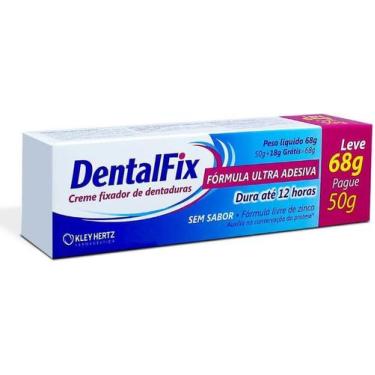Imagem de DentalFix Creme Fixador de Dentadura Sem Sabor 68g