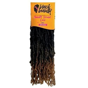 Imagem de Cabelo Fibra Sintética Crochet Beauty Dread Locs 70Cm - Cor Preto/Mel 