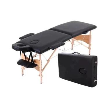 Imagem de Maca Portátil Profissional BK2000 com regulagem de altura e apoio de c