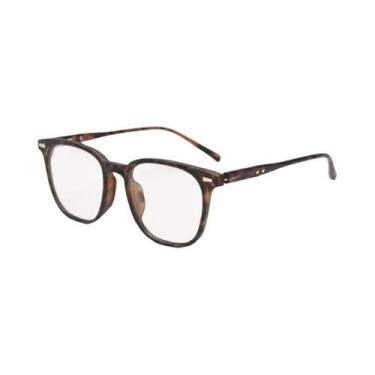 Imagem de Óculos Femininos Vintage Brancos Com Armação Grande E Lentes Que Bloqu
