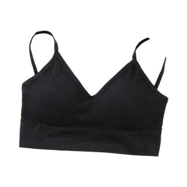 Imagem de Sutiã Esportivo Feminino Sem Costura, Top Push-up, Lingerie Sexy, Roup