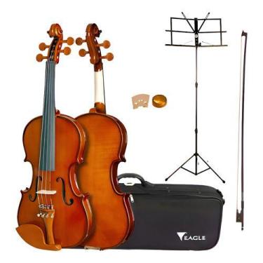 Imagem de Violino Eagle Ve441 Profissional Completo 4/4 + Suporte