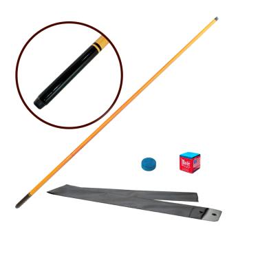 Imagem de Taco de Sinuca Inteiro de Punho Preto Tacos Brasil