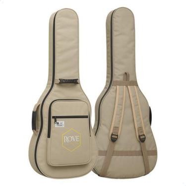Imagem de Capa Violao Folk Mega Luxo Bege Rove Music Bnmgvfbg