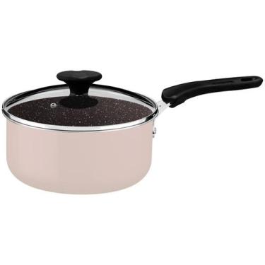 Imagem de Panela Tramontina Tunis Em Alumínio 16 Cm 1,35 L Cerâmico Rosa Trufado