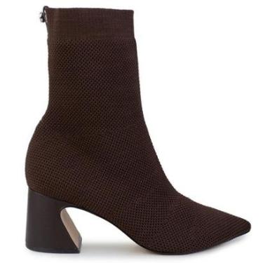 Imagem de Bota Feminina Carrano Knit Dark Brown Marrom - 7210-Feminino