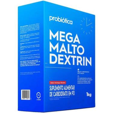 Imagem de Mega Maltodextrina Probiótica 1kg Sabor Morango - Probiotica