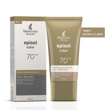 Imagem de Protetor Solar Facial Episol Color Tom 1 Extra Claro FPS70 40mL - MANT