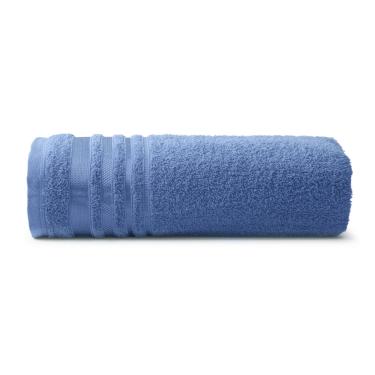 Imagem de TOALHA DE ROSTO PRATA LIST AZUL SANTISTA