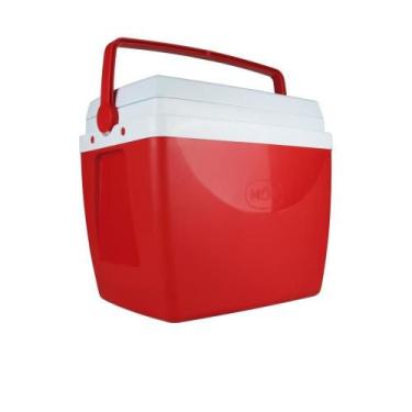 Imagem de Caixa Térmica 34 Litros Com Alça Cores Mor Cor:vermelho Vermelho