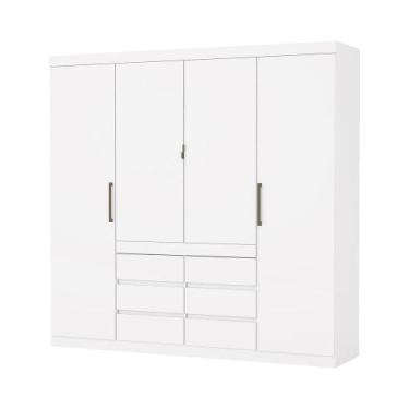 Imagem de Guarda Roupa Imperio 6 Gavetas Sem Espelho Carioca Moveis Branco - CAR