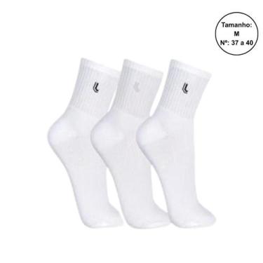 Imagem de Kit 3 Pares Meias Lupo Cano Médio Unissex 03148