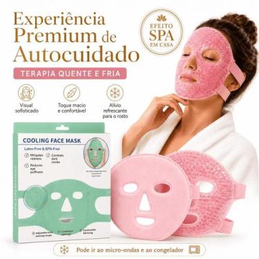 Imagem de Máscara Facial Top Gel Quente Fria Spa Em Casa Relaxante - Sem Marca