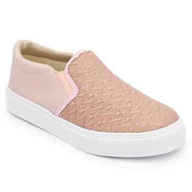 Imagem de Slip On Casual Feminino Preto SO Cor:Rosa;Tamanho:34;Gênero:Feminino
