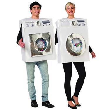 Imagem de Rasta Imposta Conjunto de fantasia para casais de Halloween, adulto tamanho único branco, Branco, One Size Adult