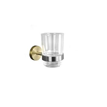 Imagem de Aço inoxidável escovado e ouro gancho de barra de toalha suporte de papel higiênico suporte de escova de banheiro toalheiros toalheiros acessórios de banheiro, porta-copos