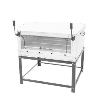 Imagem de Forno a Gás de Lastro Industrial Roma Inox FIRI110 Porta Guilhotina Venâncio