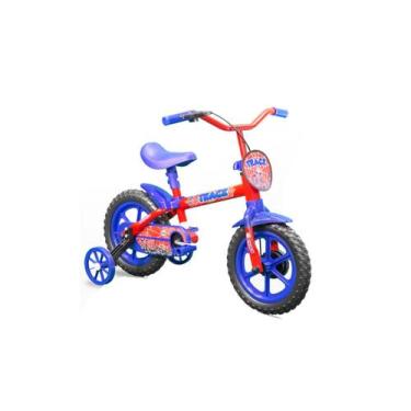 Imagem de Bicicleta Aro12 Track&Bikes Arco-Íris Infantil Azul Vermelho - Track &