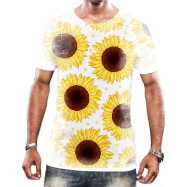 Imagem de Camiseta Camisa Flor Do Sol Girassol Natureza Amarela Hd 10 - Enjoy Sh