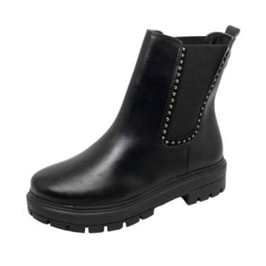 Imagem de Bota Coturno Feminina Cano Baixo Salto Tratorado Via Marte