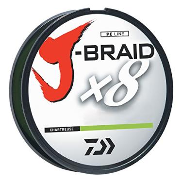 Imagem de Daiwa J-BRAIDX8, carretel de enchimento, verde-limão, diâmetro mono = 4,5 kg.