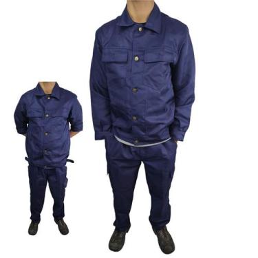 Imagem de Conjunto Uniforme EPI Segurança Profissional Trabalho Obra Eletricista