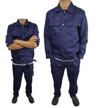 Imagem de Conjunto Uniforme EPI Segurança Profissional Obra Trabalho Civil Opera