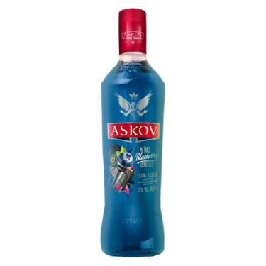 Imagem de Vodka Askov Garrafa 900ml - Sabores diveros, Blueberry