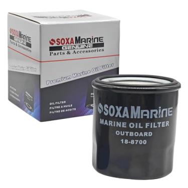 Imagem de SOXAMarine Filtro de óleo de manutenção 5GH1344050 para motor de popa Yamaha 15 20 25 40 50 60 70 HP 5GH-13440-20 1WD-E3440-00 18-8700