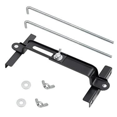 Imagem de Aoerzn Bateria ajustável premium, barra transversal universal ajustável com parafuso J, adequado para carros SUV, bom contato, resistência à corrosão (parafusos de 23 cm)