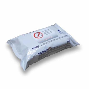 Imagem de Lenço Esterilizador Desinfetante Peróxido de Hidrogênio Thechvir c/80 