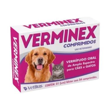 Imagem de Verminex original caes/gatos 4comp. - VETBRAS