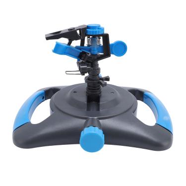 Imagem de Aspersor de Impacto, Aspersor de Gramado para Serviço Pesado Com Base, Aspersor Automático de Irrigação de Grande área de 360 ​​graus para Irrigação de Jardim de Pátio de Grama