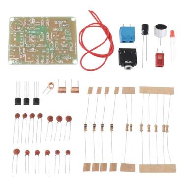 Imagem de eMagTech 1 kit transmissor FM DIY 88-108MHz microfone sem fio de baixa potência com alcance de transmissão de 5-50 m DC 3-6V módulo transmissor FM