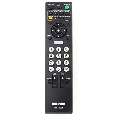 Imagem de AIDITIYMI RM-YD028 Novo controle remoto de substituição para Sony LCD TV KDL-40S504 KDL-46VL150 KDL-55V5100 KDL-52VL150 KDL-37L5000 KDL-52VE5 KDL-40XBR9 KDL-40SL150 KDL-32XBR9 KDL-32XBR9 KDL-46S 5100