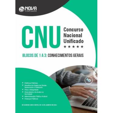 Imagem de Apostila CNU 2024 - Conhecimentos Gerais para os Blocos de 1 a 3 - Nov